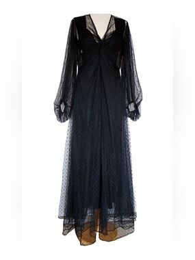 By Malene Birger Black Sheer two piece Maxi Dress NWT size 6
